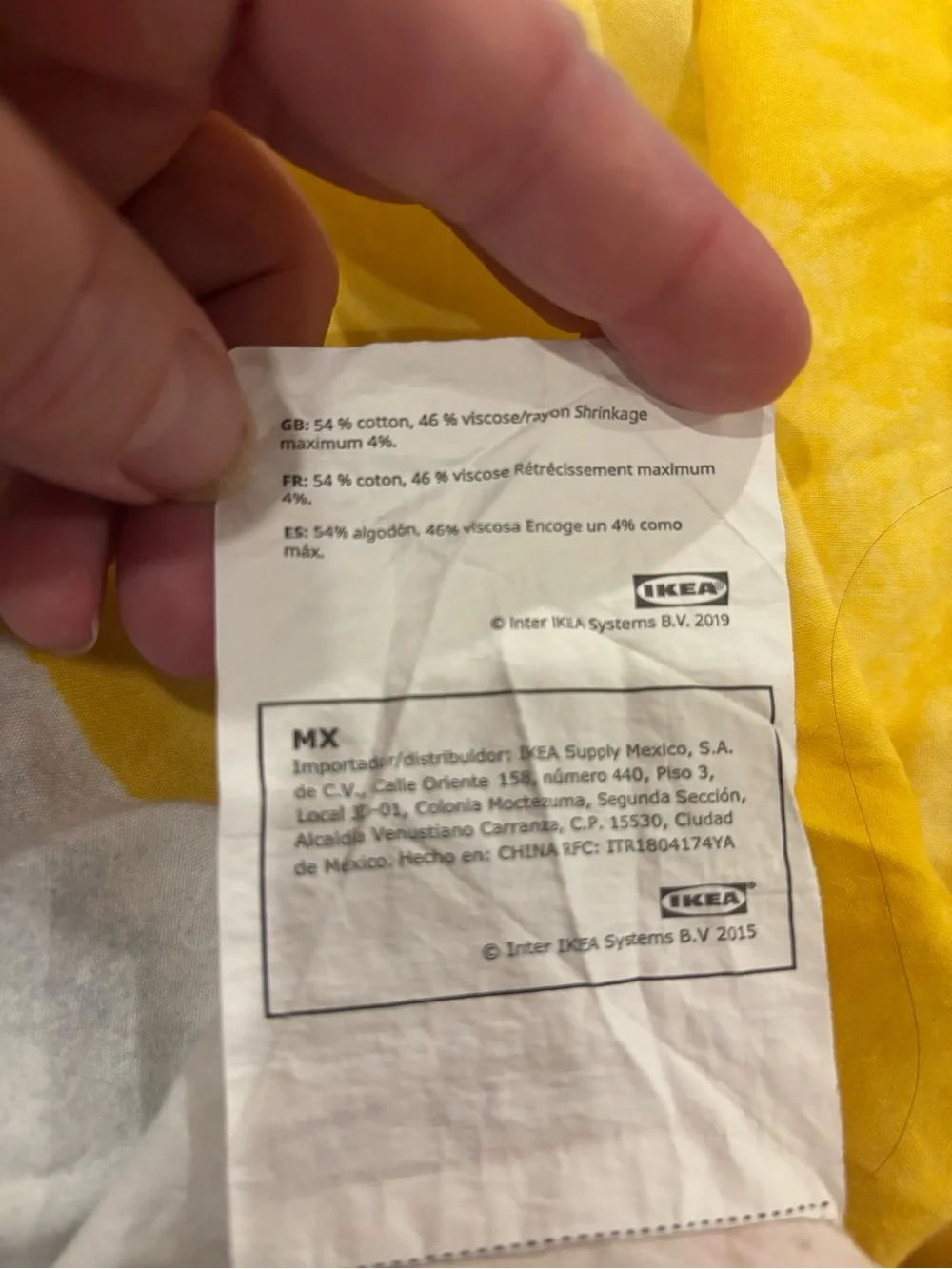IKEA Watercolor full Olymptistel Duvet Cover with pillowcases